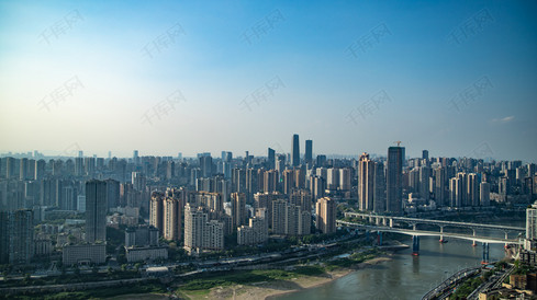 重庆高处拍摄的建筑