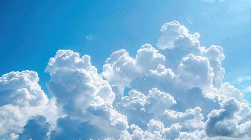 晴朗蓝天天空白云高清图片