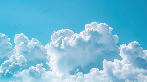 晴朗蓝天天空白云高清摄影图