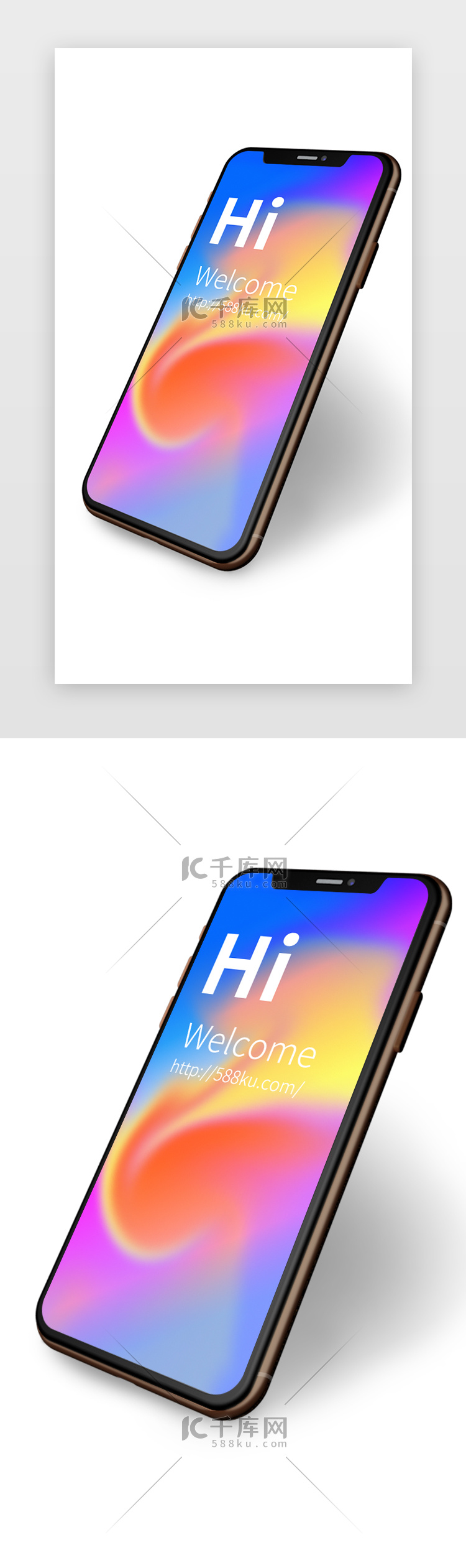  iPhoneX手机模型留海屏