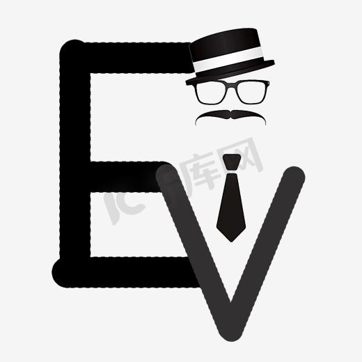 EV领上的黑色蝴蝶结图片