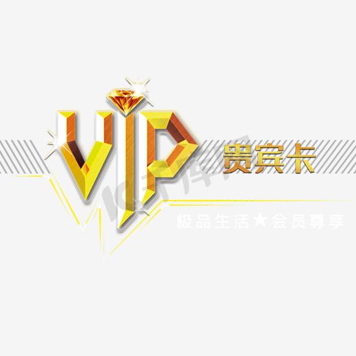 VIP贵宾卡字体设计图片