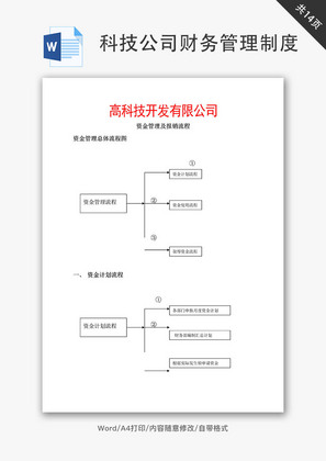 科技公司财务管理制度Word文档