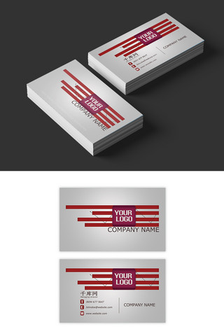 卡片创意设计海报模板_千库原创创意设计商务名片