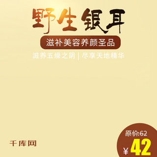 首页保健海报模板_天猫淘宝养生保健滋养美容银耳首页主图