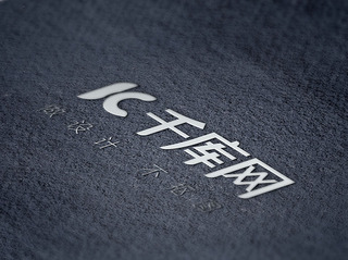 布纹上logo样机展示素材