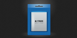 电量电池海报模板_电池类包装展示样机设计