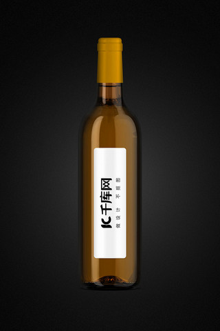 包装样机酒瓶海报模板_瓶子包装样机展示设计