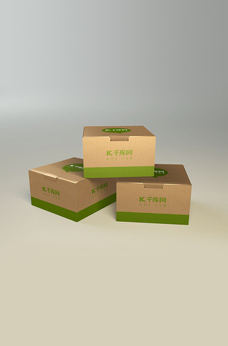 食品纸盒展示样机