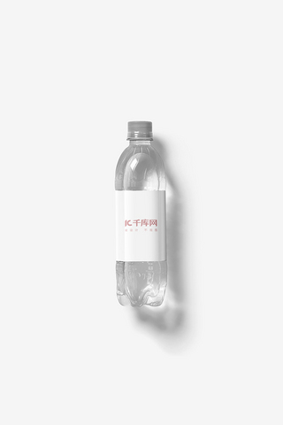 塑料瓶包装展示海报模板_矿泉水瓶包装贴图样机