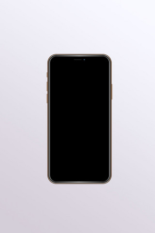 黑色简洁苹果手机样机设计