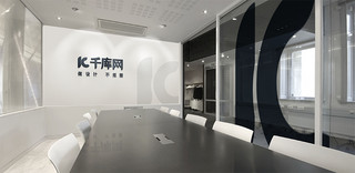 c字母logo海报模板_高端公司logo形象墙样机设计