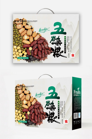 五谷杂粮美味食品高端包装