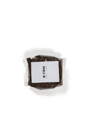 乌龙黑米茶海报模板_包装袋设计模板黑米透明简约样机