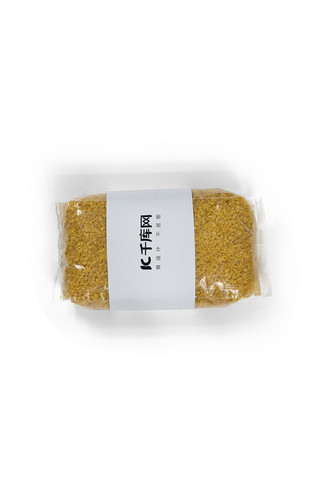 食品包装袋模板素材小米透明简约风格样机