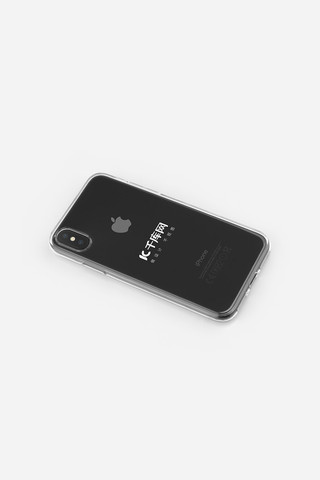 高端手机模板海报模板_品牌手机展示模板苹果手机黑色简约样机