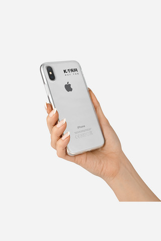 苹果手机样机白色海报模板_智能苹果手机展示品牌白色简约样机