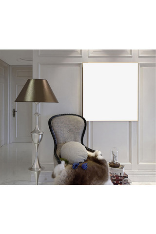 客厅装饰素材模板画框模型设计展示白色创意样机