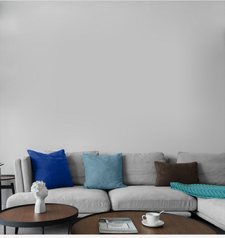 室内空白墙模板背景墙场景图设计白色简约风格样机