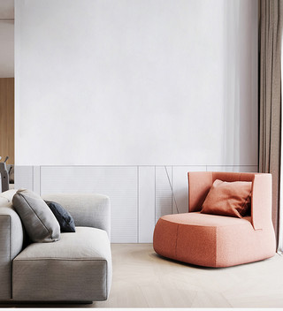 室内空白场景图模板背景墙展示白色简约风格样机