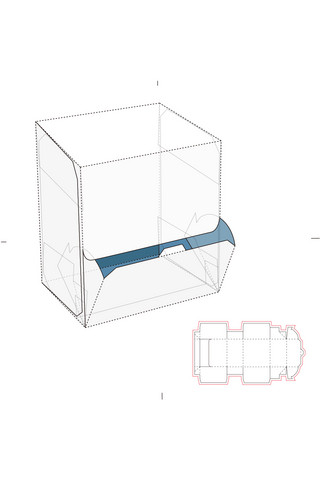 包装盒设计展示模板白色简约样机