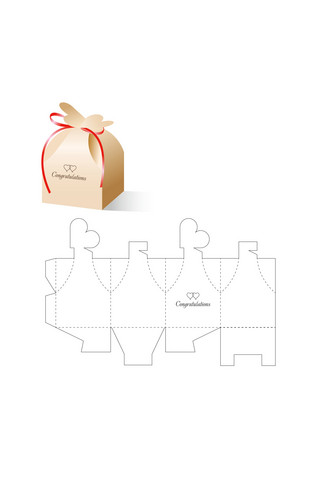 甜品设计模板海报模板_甜品包装盒设计模板展示桃色简约样机