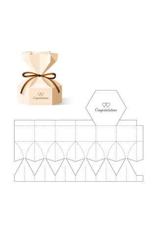 甜品设计模板海报模板_甜品包装盒模板展示白色简约样机