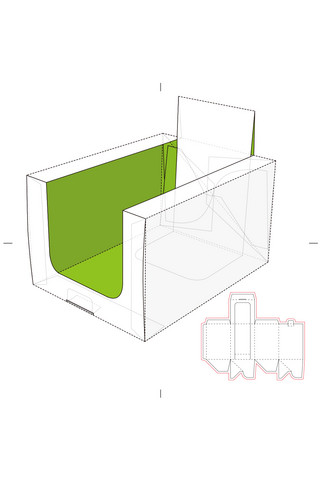 椅子盒设计模板展示白色创意样机
