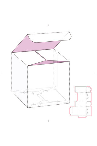 产品展示图样机海报模板_包装盒设计素材模板展示白色简约样机