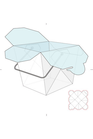 刀模瓦楞盒包装模板展示白色创意样机