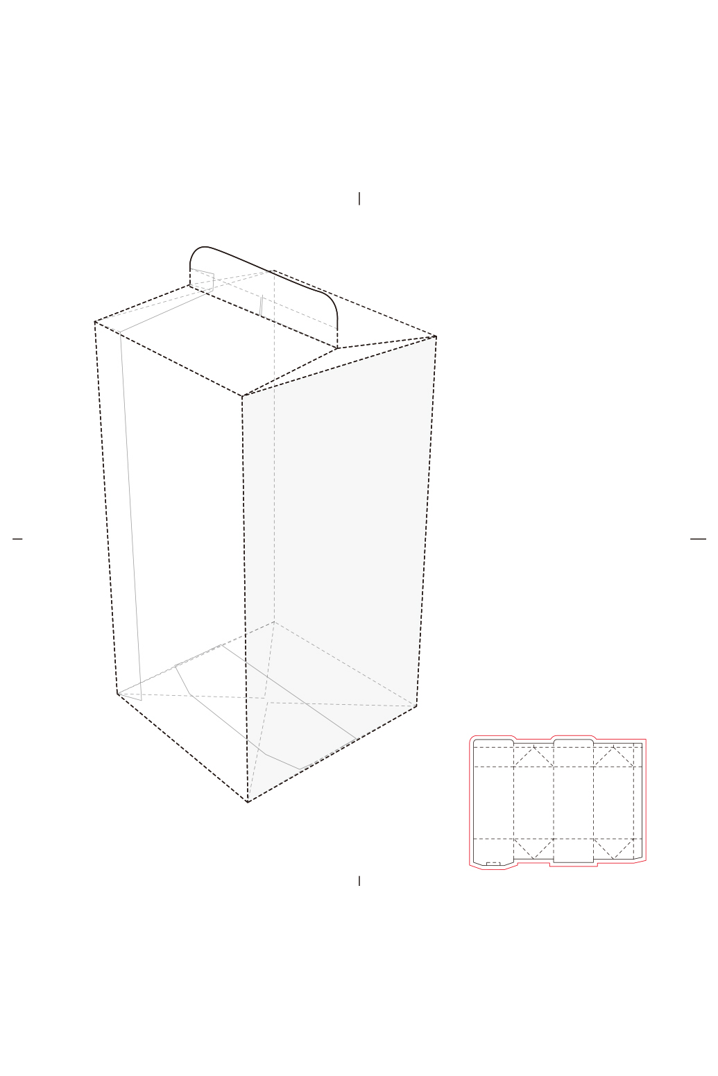 产品包装盒设计模板展示白色简约样机图片