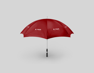 伞广告伞红色  中国风样机