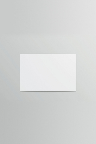 森系风信纸海报模板_信纸信件白色简约展示样机