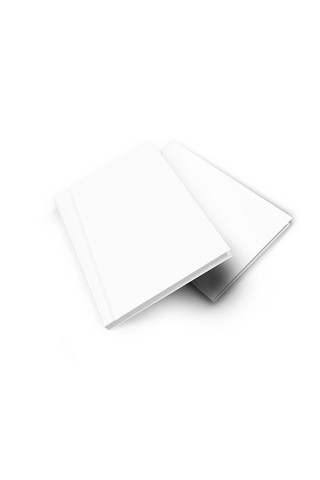 堆叠画册白色简洁样机