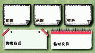 绿色电脑分区壁纸海报模板_电脑分区撞色绿色,白色二次元桌面壁纸