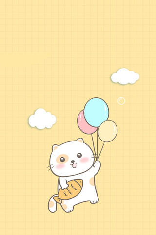 猫咪卡通可爱海报-猫咪卡通可爱海报模板-猫咪卡通可爱海报设计-千库