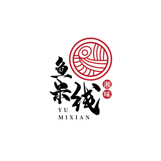 logo线条红色中式文章配图