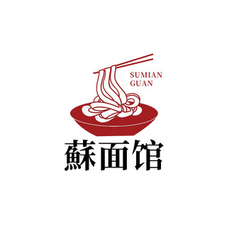 logo面食红色新中式文章配图