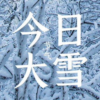 雪背景海报模板_大雪雪树白色简约公众号次图