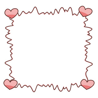 卡通手绘线条边框