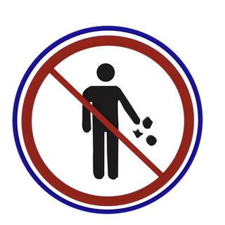 禁止建筑垃圾警示图图片