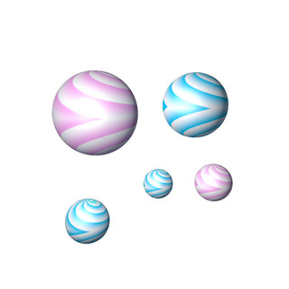 圆球圆球海报模板_家装开工季立体C4D几何漂浮圆球