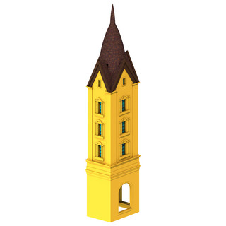 黄色塔楼