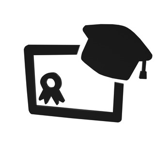 证书海报模板_毕业证书图标