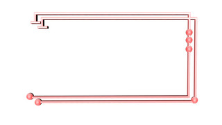 立体边框装饰设计海报模板_粉红色边框装饰C4D