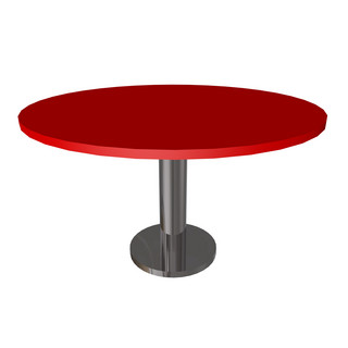 红色桌子家具