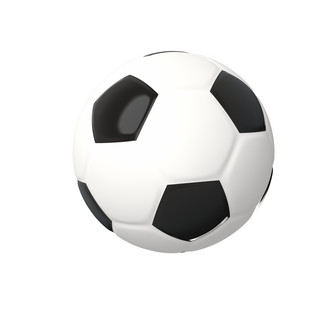 3D立体写实风格足球