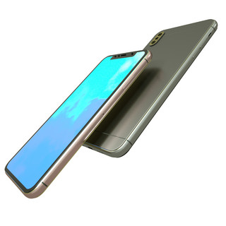手机三个立体科技大屏金属色彩屏广告摄像头