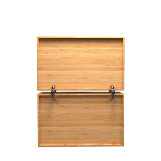 木质木板海报模板_3D仿真木质木板