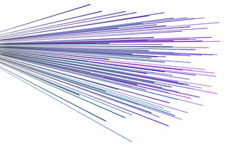 光束科技感海报模板_3D科技光束矢量图